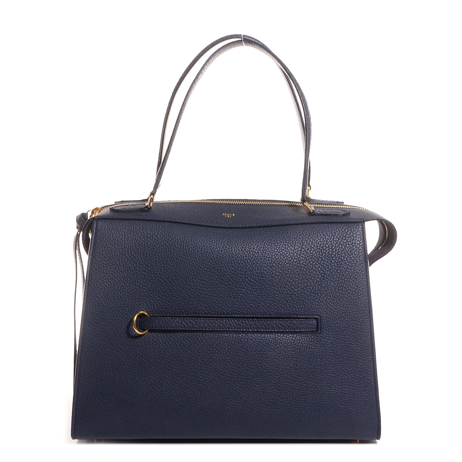 Celine Bullhide Calfskin Medium Ring Bag Navy Blue 1 of 8