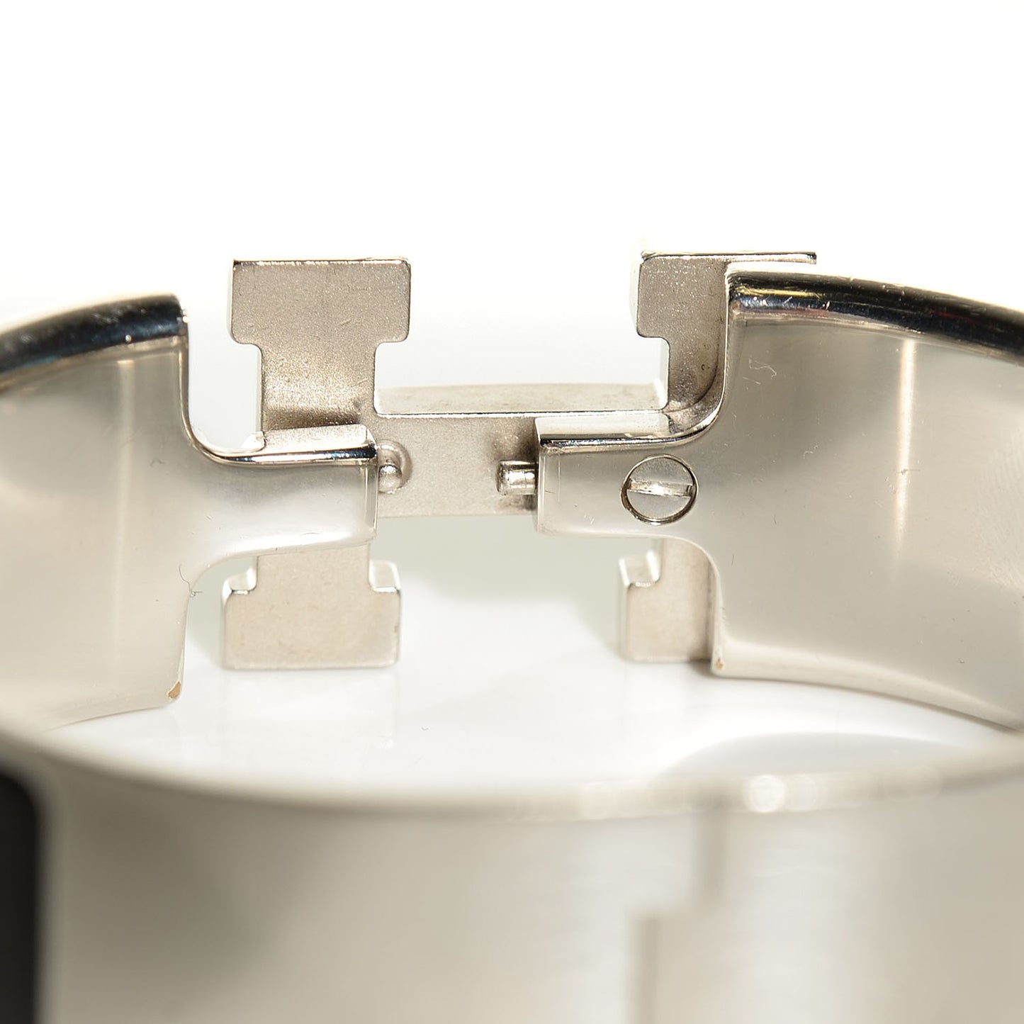 Enamel Wide Clic Clac H Bracelet PM Black