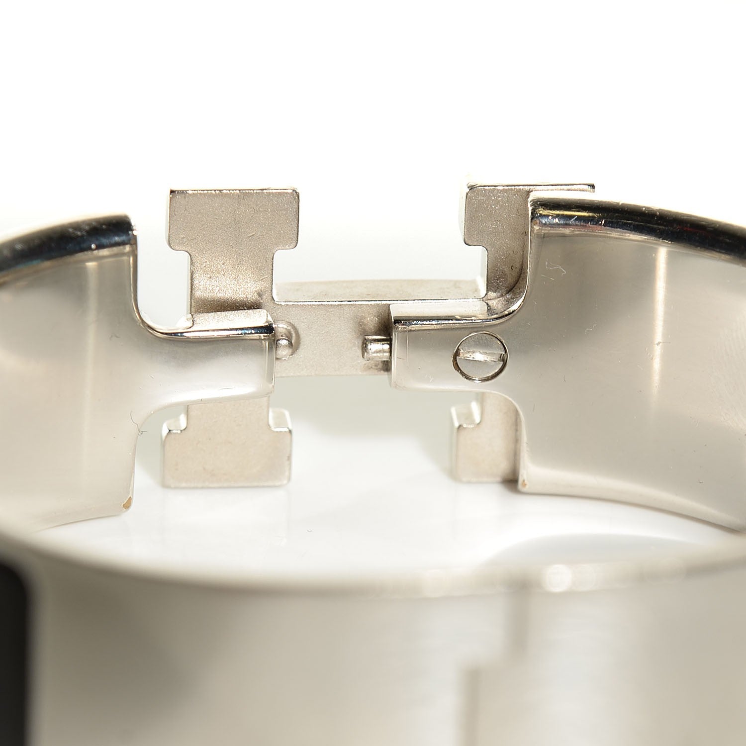 Hermes Enamel Wide Clic Clac H Bracelet PM Black 5 of 6