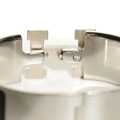 Hermes Enamel Wide Clic Clac H Bracelet PM Black 5 of 6