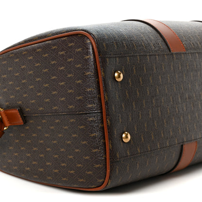 Saint Laurent Canvas Smooth Calfskin Le Monogramme 48H Duffle Chestnut 11 of 13