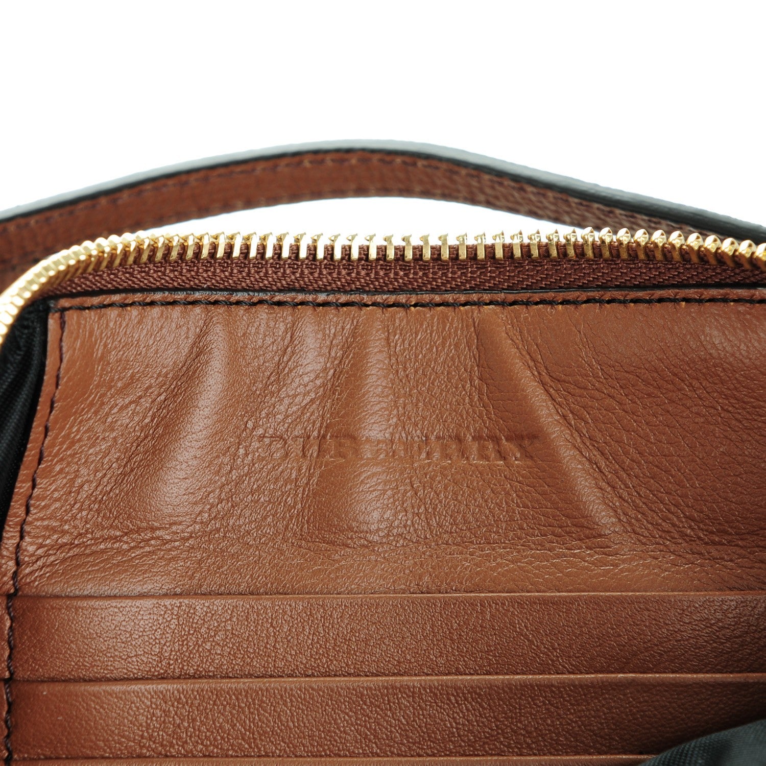 Burberry House Check Derby Peyton Crossbody Clutch Bag Tan 6 of 8