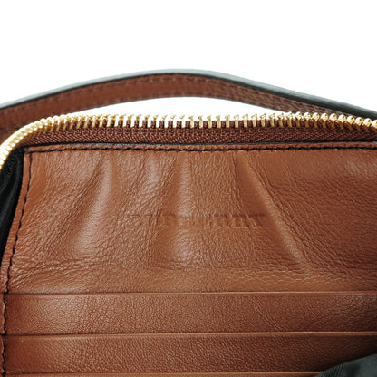Burberry House Check Derby Peyton Crossbody Clutch Bag Tan 6 of 8