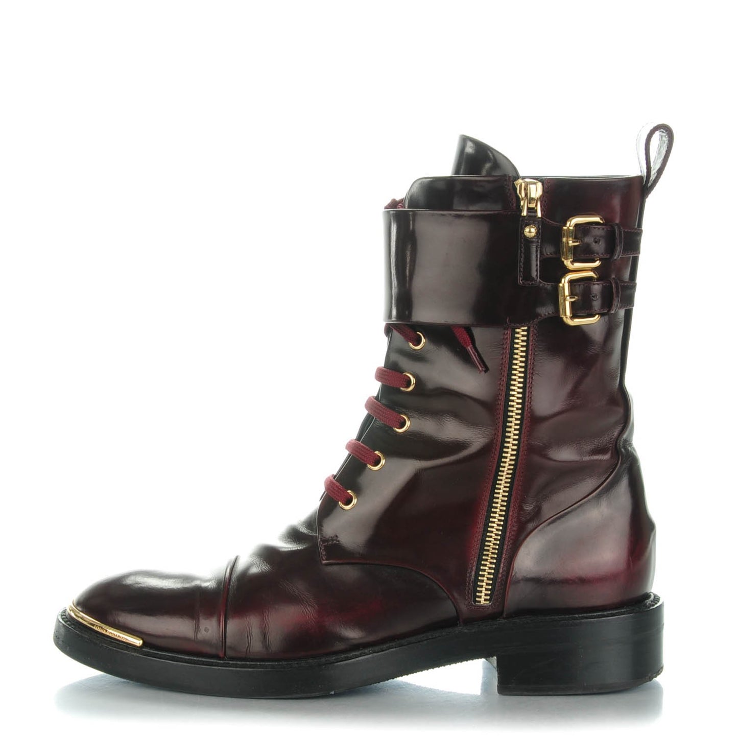 Calfskin Diplomacy Ranger Combat Boots 38.5 Red