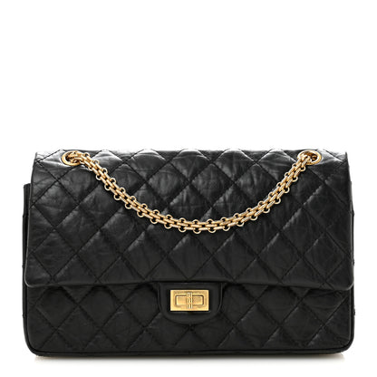 Chanel Aged Calfskin Quilted 2.55 Reissue 226 Flap Black 1 of 10