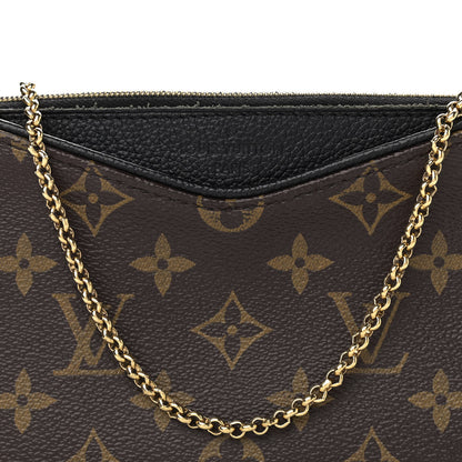 Louis Vuitton Monogram Pallas Clutch Black 8 of 14