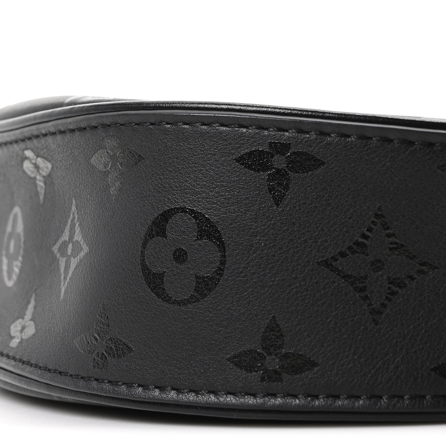 Calfskin Monogram Loop H27 Black