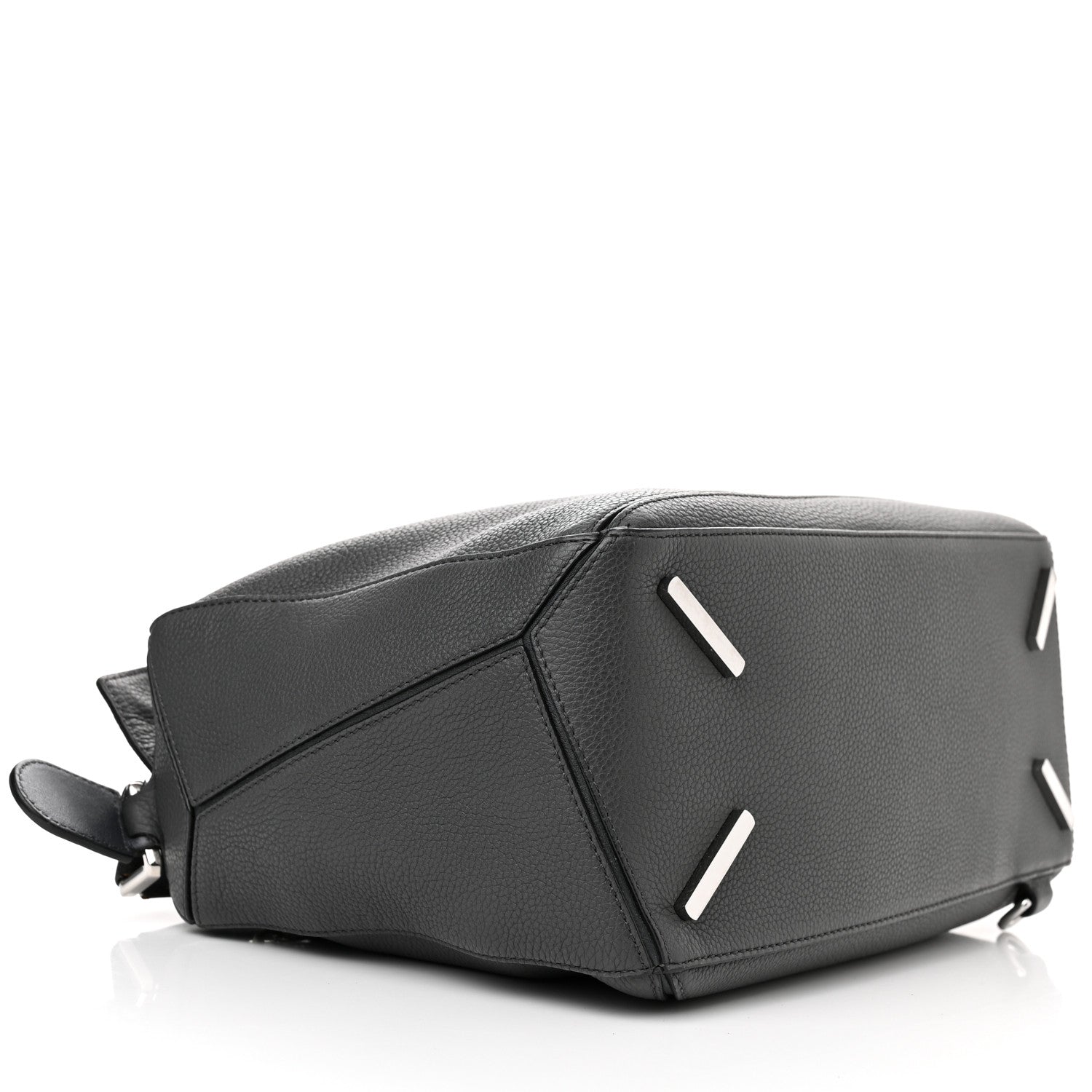 Loewe Calfskin Medium Puzzle Bag Grey 3 of 12