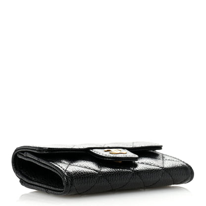 Chanel Caviar Quilted Flap Card Holder Wallet Black 4 of 9