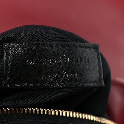Saint Laurent Calfskin Y Quilted Monogram Toy Loulou Monogram Crossbody Bag Rouge Legion 8 of 11