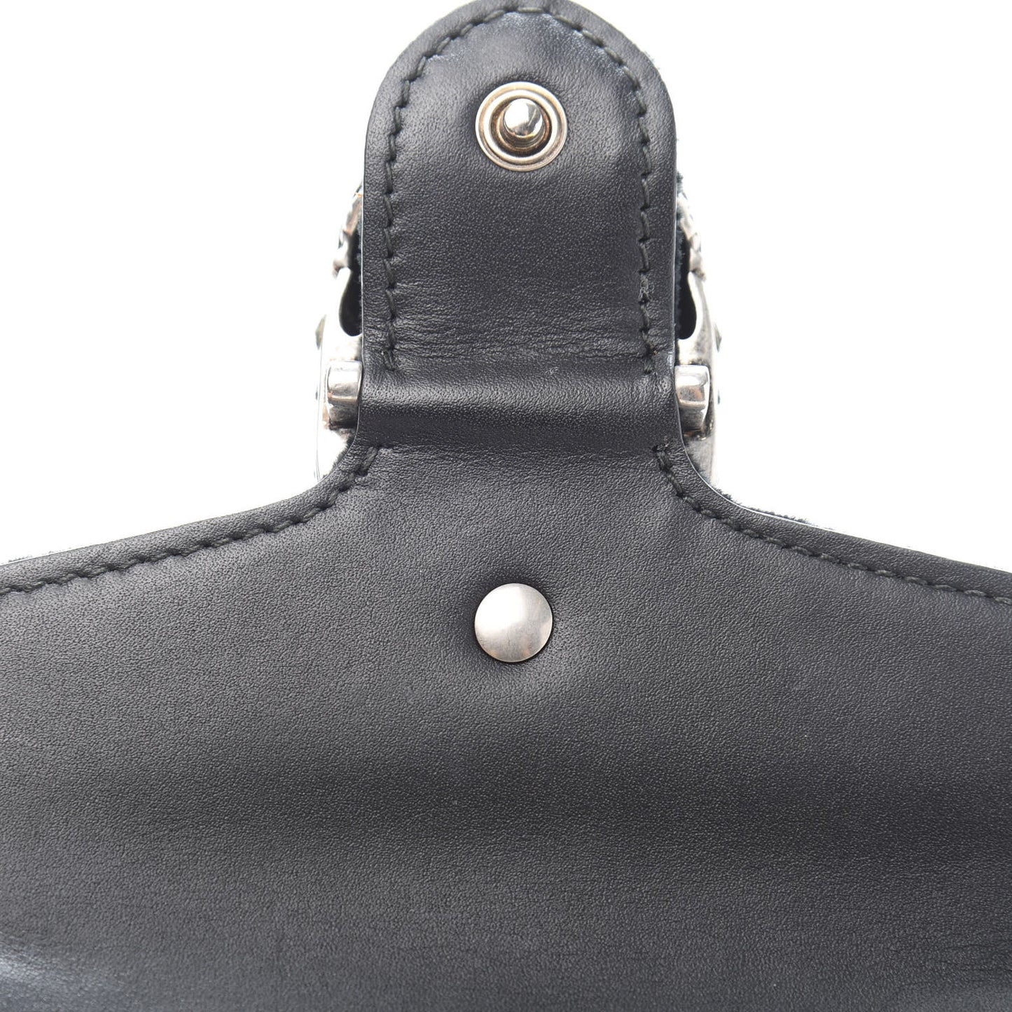 Velvet Super Mini Dionysus Shoulder Bag Black