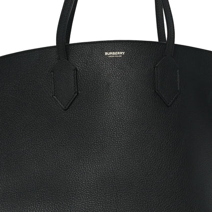 Burberry Calfskin Large Society Tote Black 7 of 10
