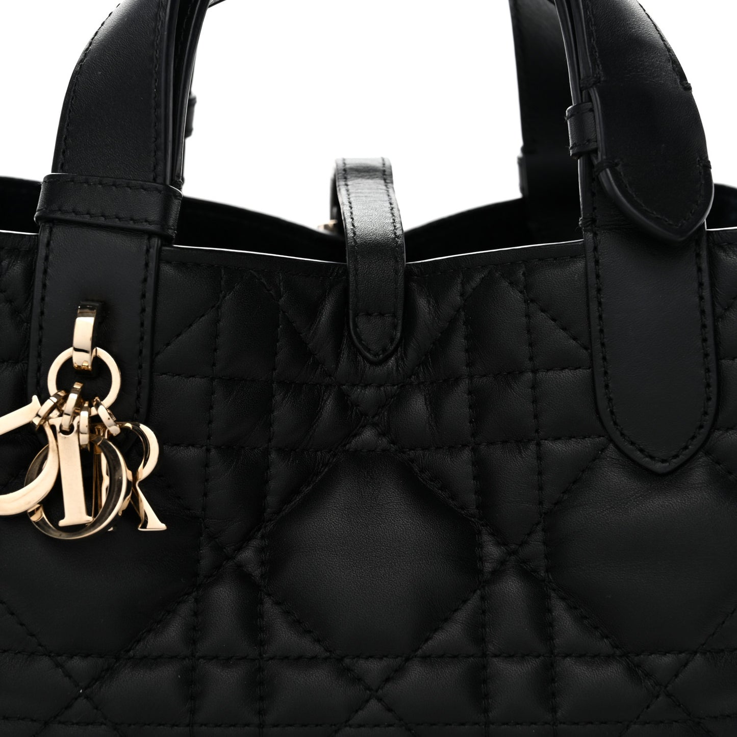 Calfskin Macrocannage Small Toujours Black