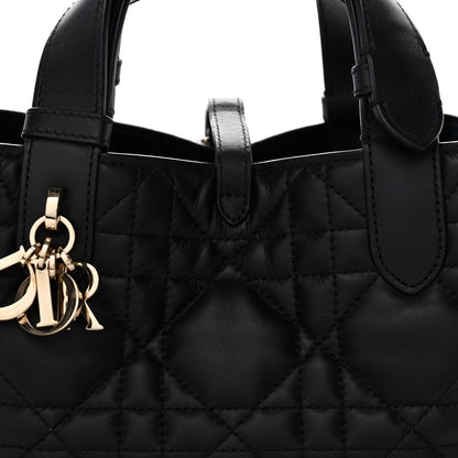 Christian Dior Calfskin Macrocannage Small Toujours Black 9 of 11