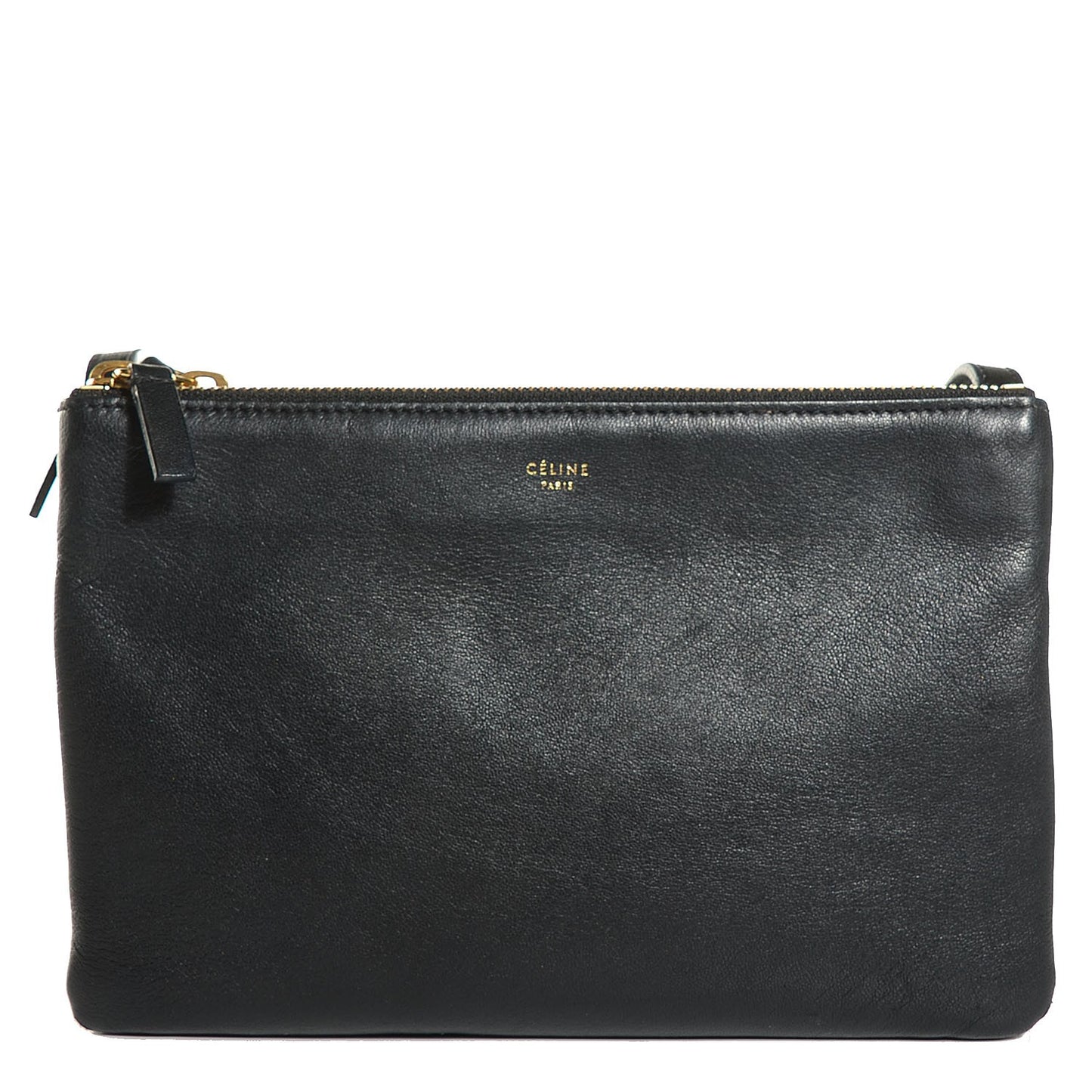 Lambskin Small Trio Crossbody Bag Black
