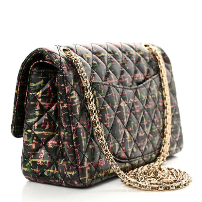 Chanel Tweed Printed Lambskin Quilted 2.55 Reissue 225 Flap Multicolor 3 of 10