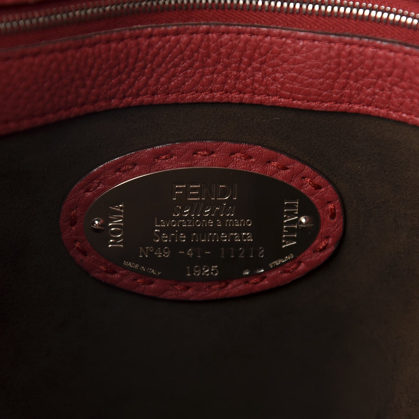 Cuoio Romano Selleria Large Anna Bucket Bag Rosso
