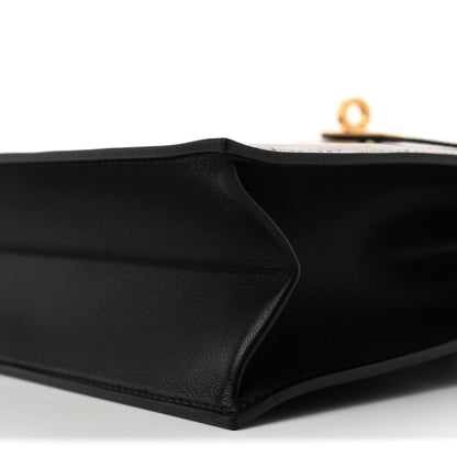 Hermes Veau Volupto Kelly Danse II Belt Bag Black 10 of 12