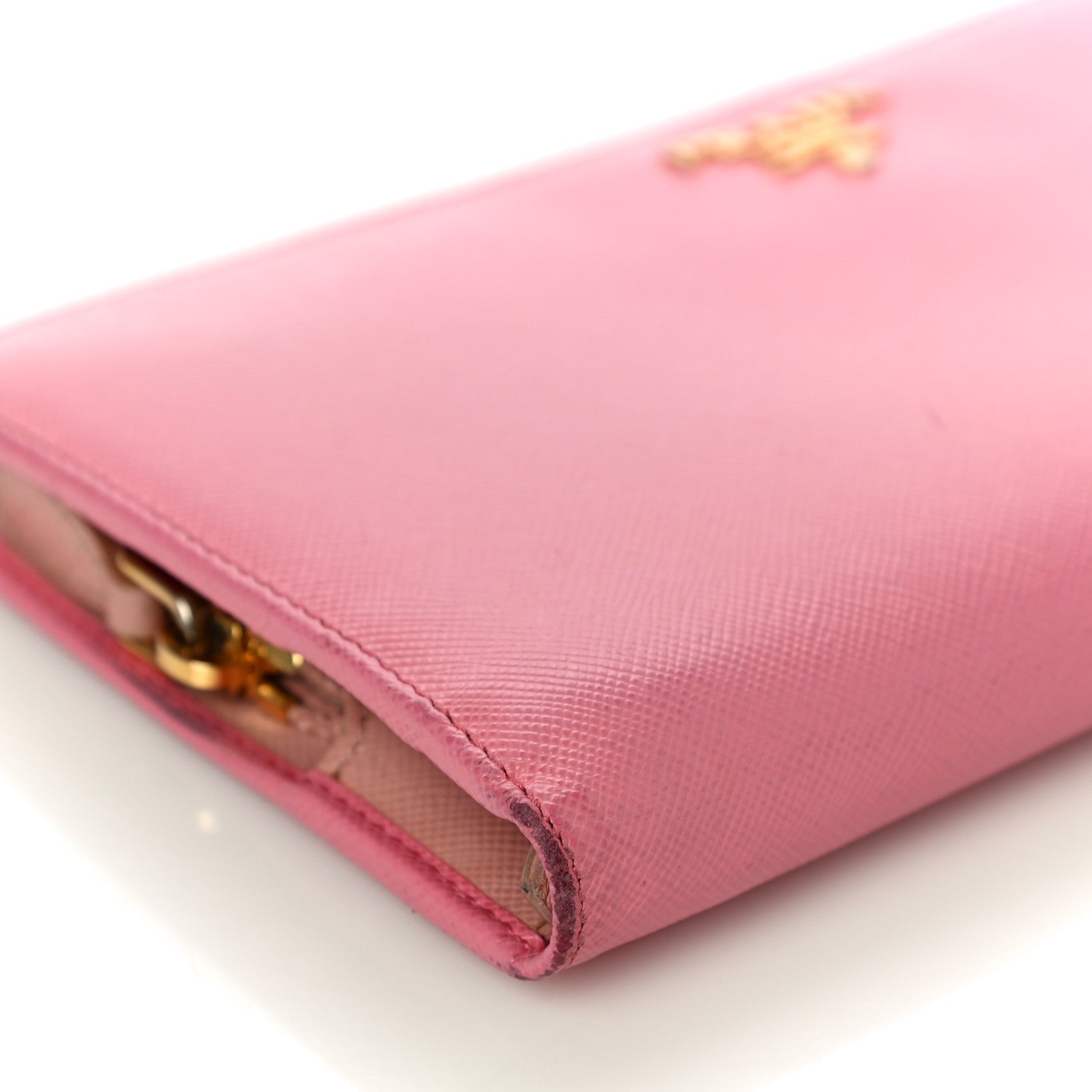 Prada Saffiano Colour Metal Wallet Petalo Peonia 8 of 22