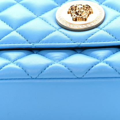 Versace Nappa Quilted Medusa Chain Crossbody Blue 12 of 12