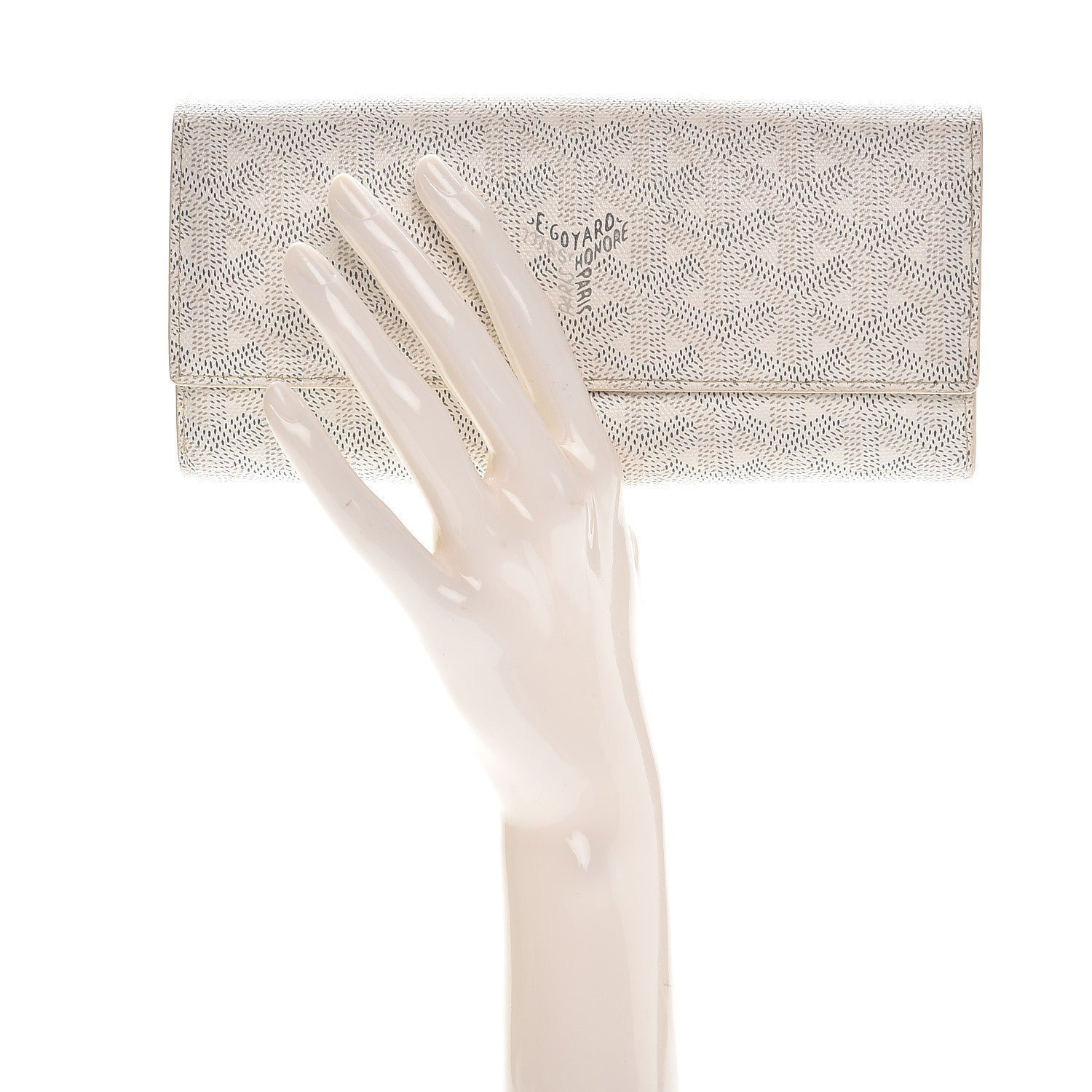 Goyard Goyardine Varenne Long Wallet White 2 of 13