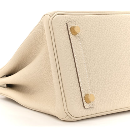 Hermes Togo Birkin 25 Craie 9 of 11