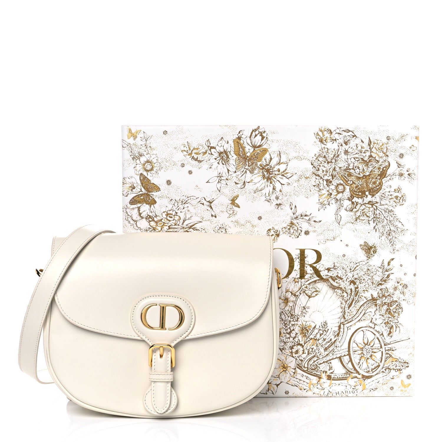 Christian Dior Box Calfskin Medium Bobby Flap Latte 15 of 15