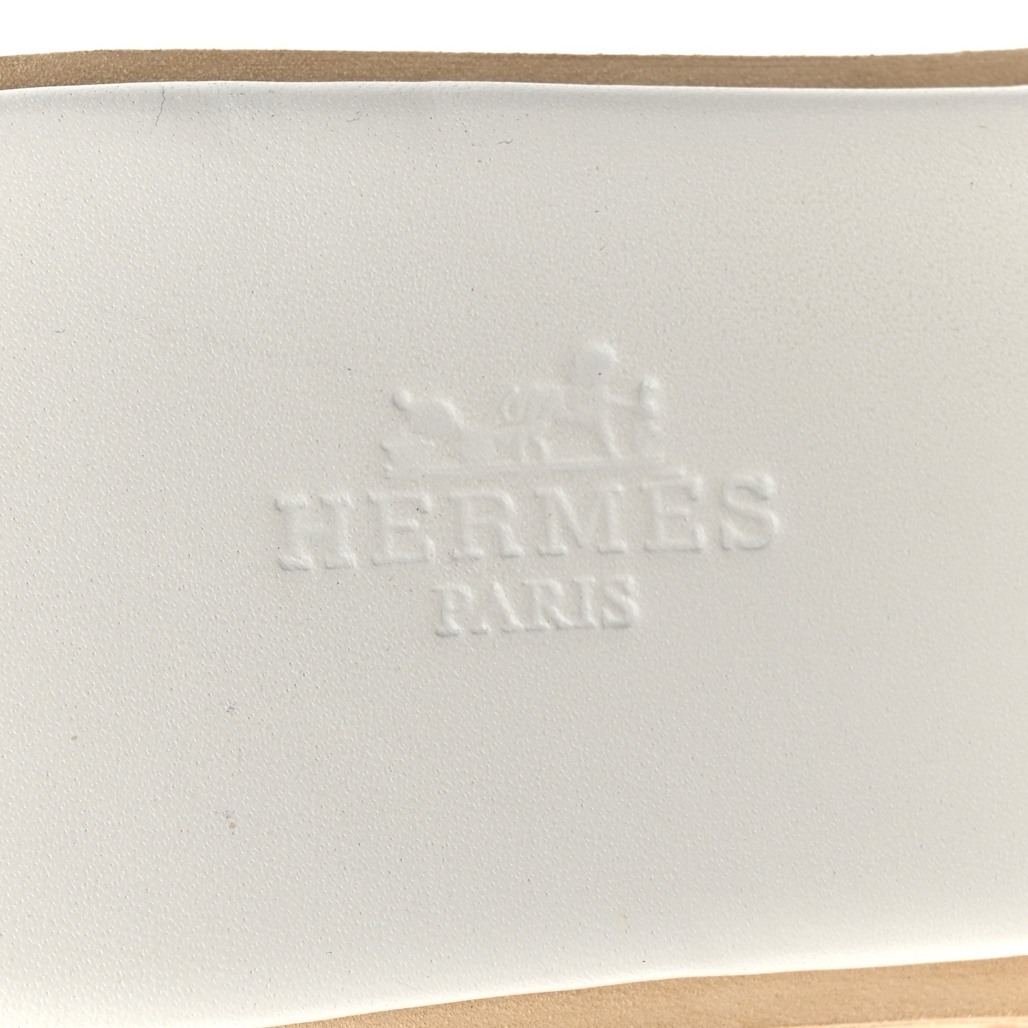 Hermes Calfskin Cork Eze 30 Sandals 36 White 8 of 11