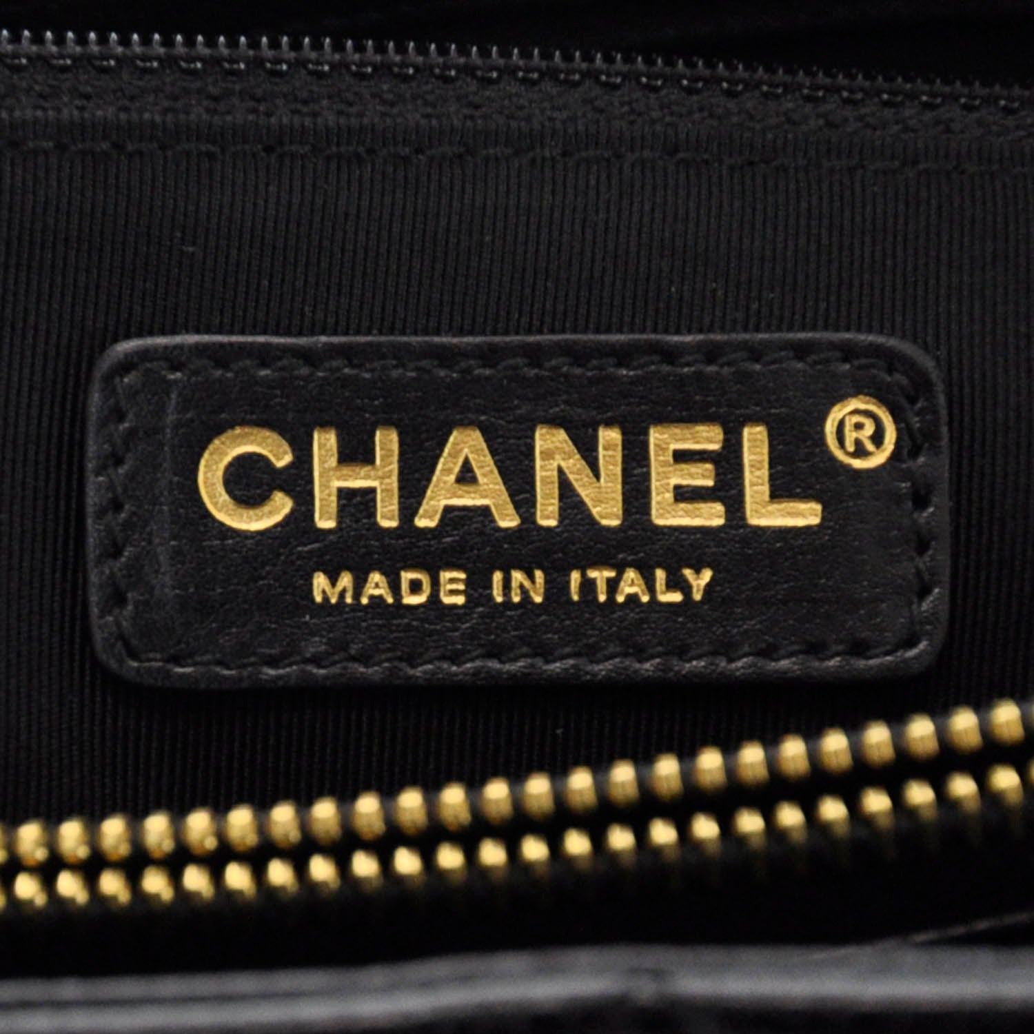 Chanel Caviar Grand Shopping Tote GST Black 9 of 9