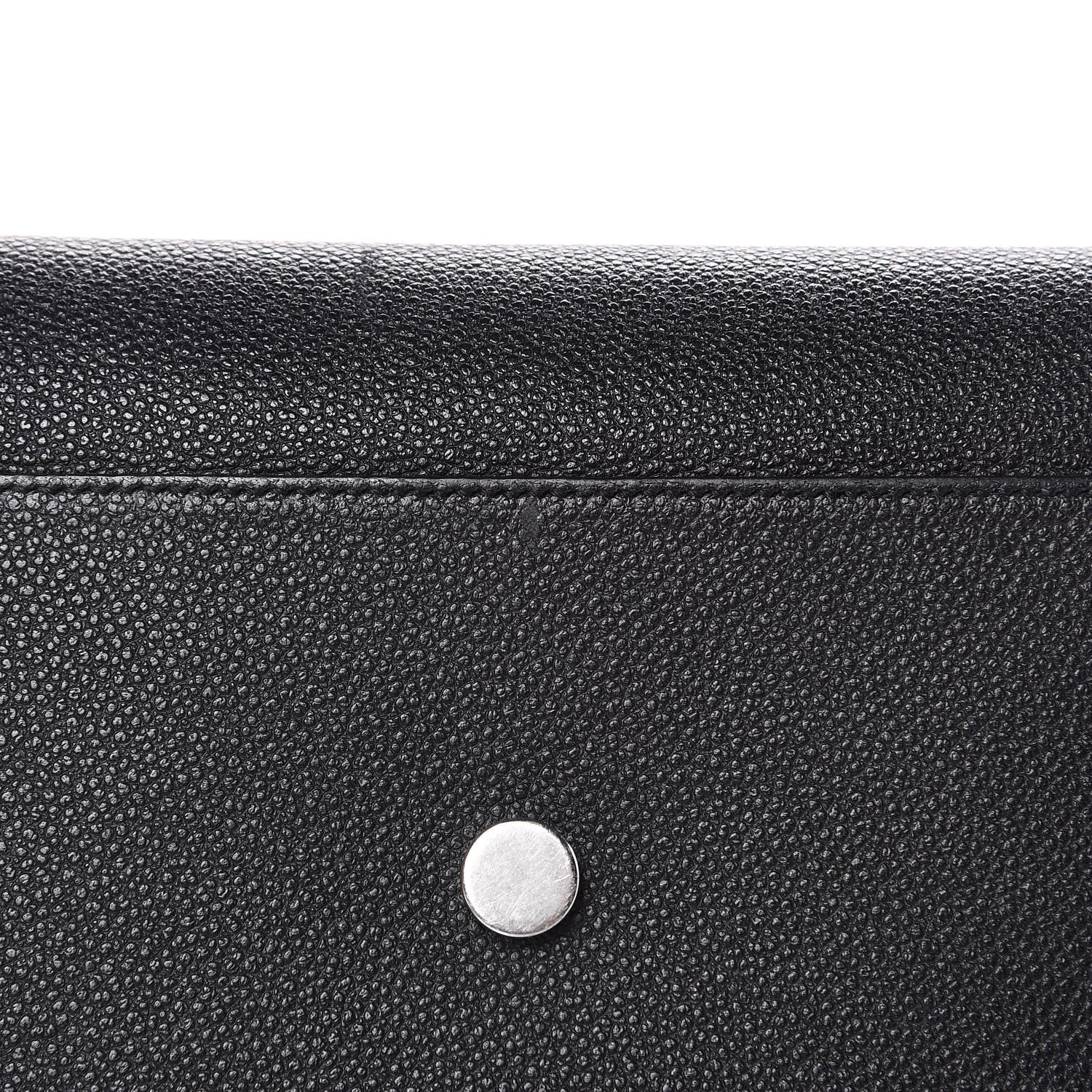 Saint Laurent Grained Calfskin Small Cabas Rive Gauche Black 15 of 21