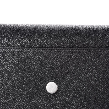 Saint Laurent Grained Calfskin Small Cabas Rive Gauche Black 15 of 21