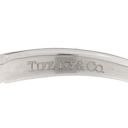 Tiffany Platinum Diamond 2.2mm Half Circle Forever Band Ring 45 3.25 4 of 4