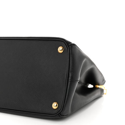 Prada Saffiano Medium Galleria Double Zip Tote Black 10 of 11