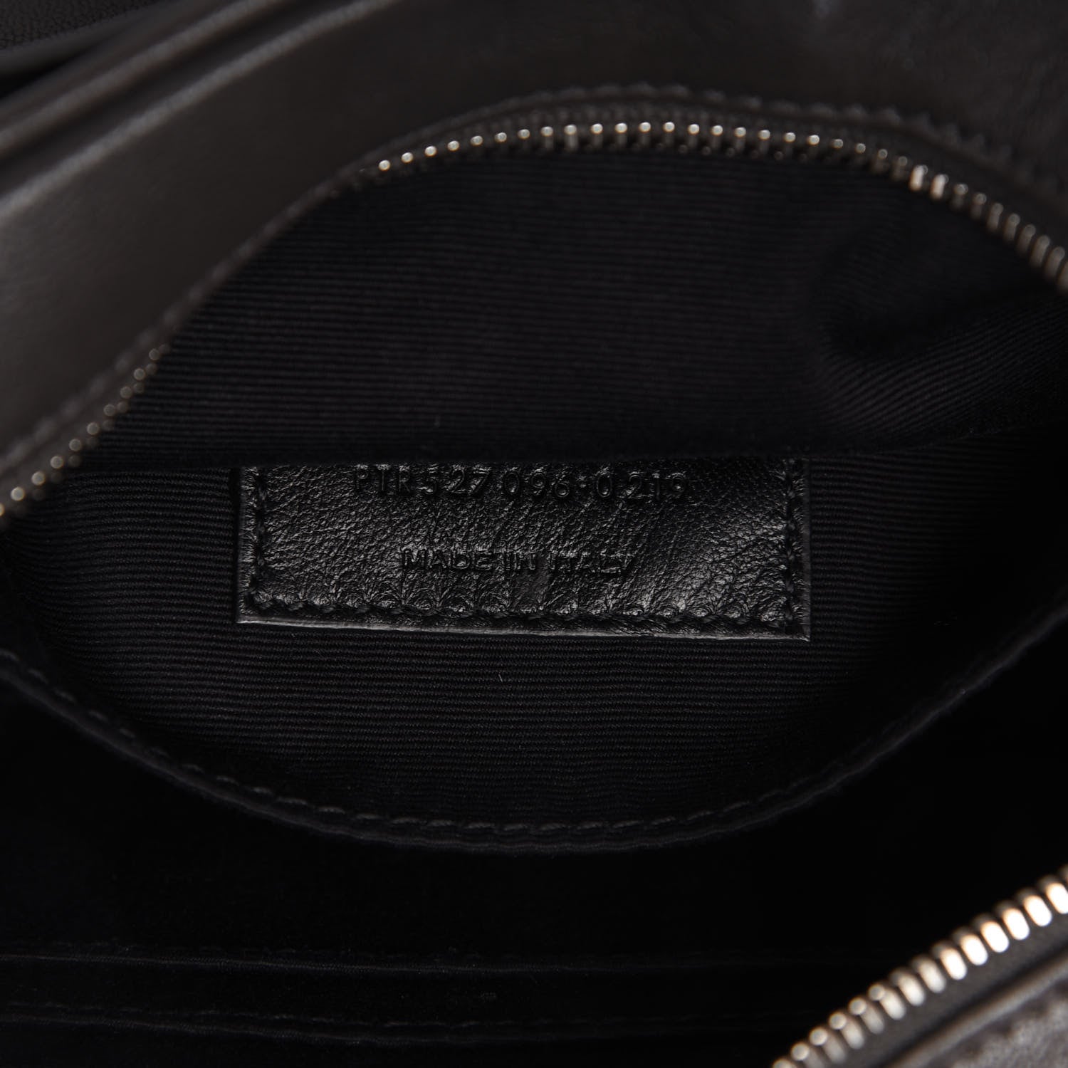 Saint Laurent Lambskin Monogram Lou Belt Bag Asphalt 9 of 11