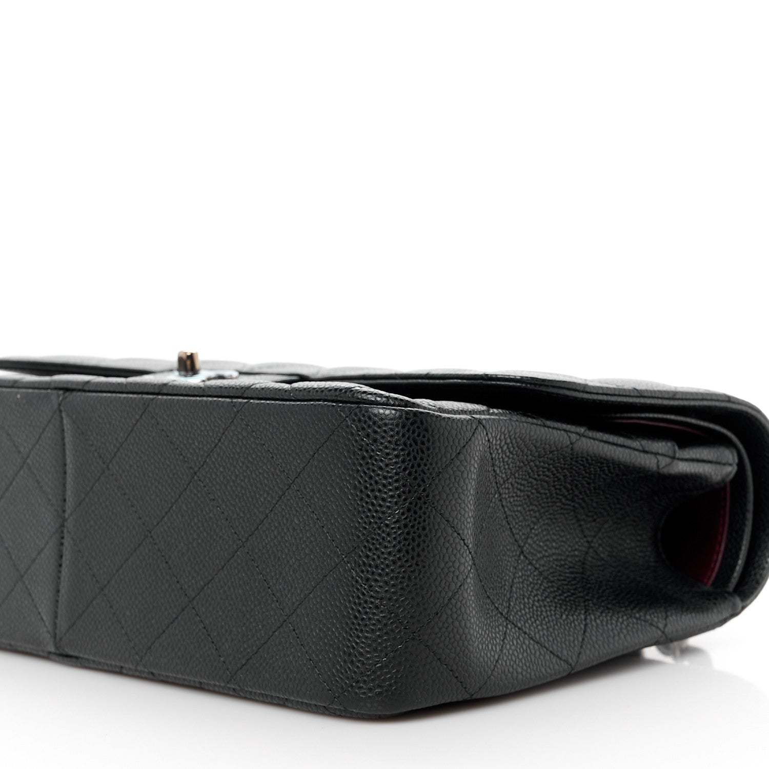 Chanel Caviar Quilted Jumbo Double Flap Black 10 of 11