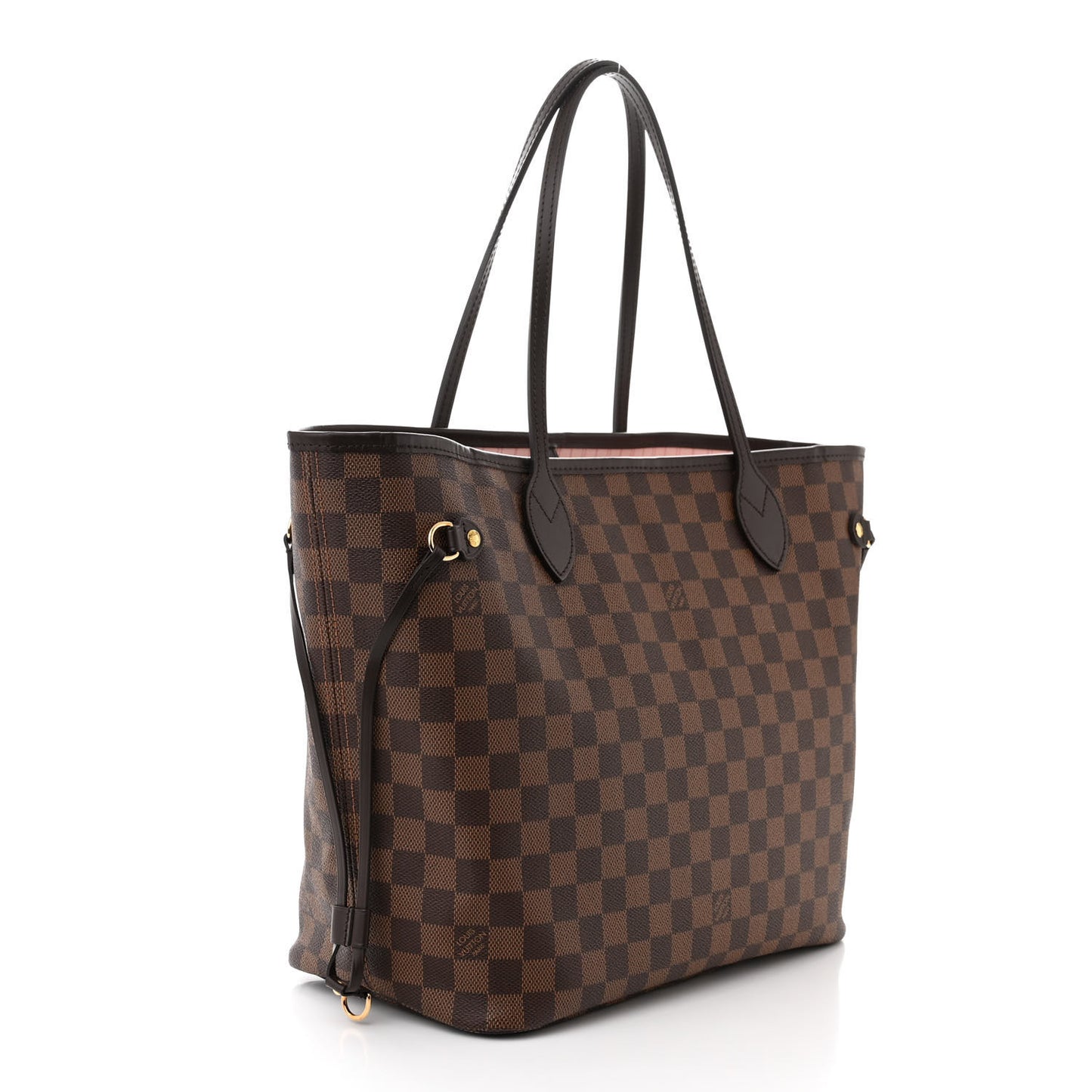 Damier Ebene Neo Neverfull MM Rose Ballerine