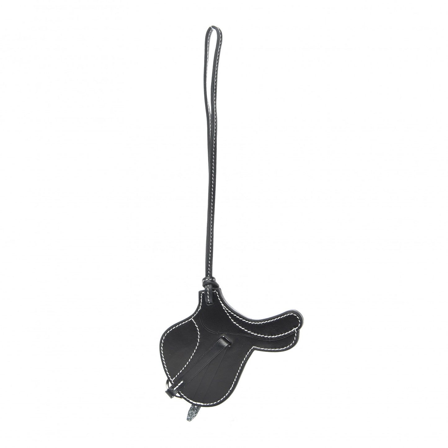 Box Paddock Selle Horse Saddle Bag Charm Black