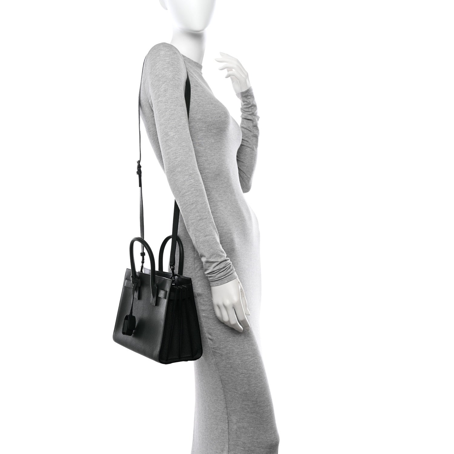 Saint Laurent Grain De Poudre Baby Sac De Jour Dark Pine 2 of 14
