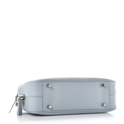Prada Saffiano Lux Bauletto Lago 3 of 9