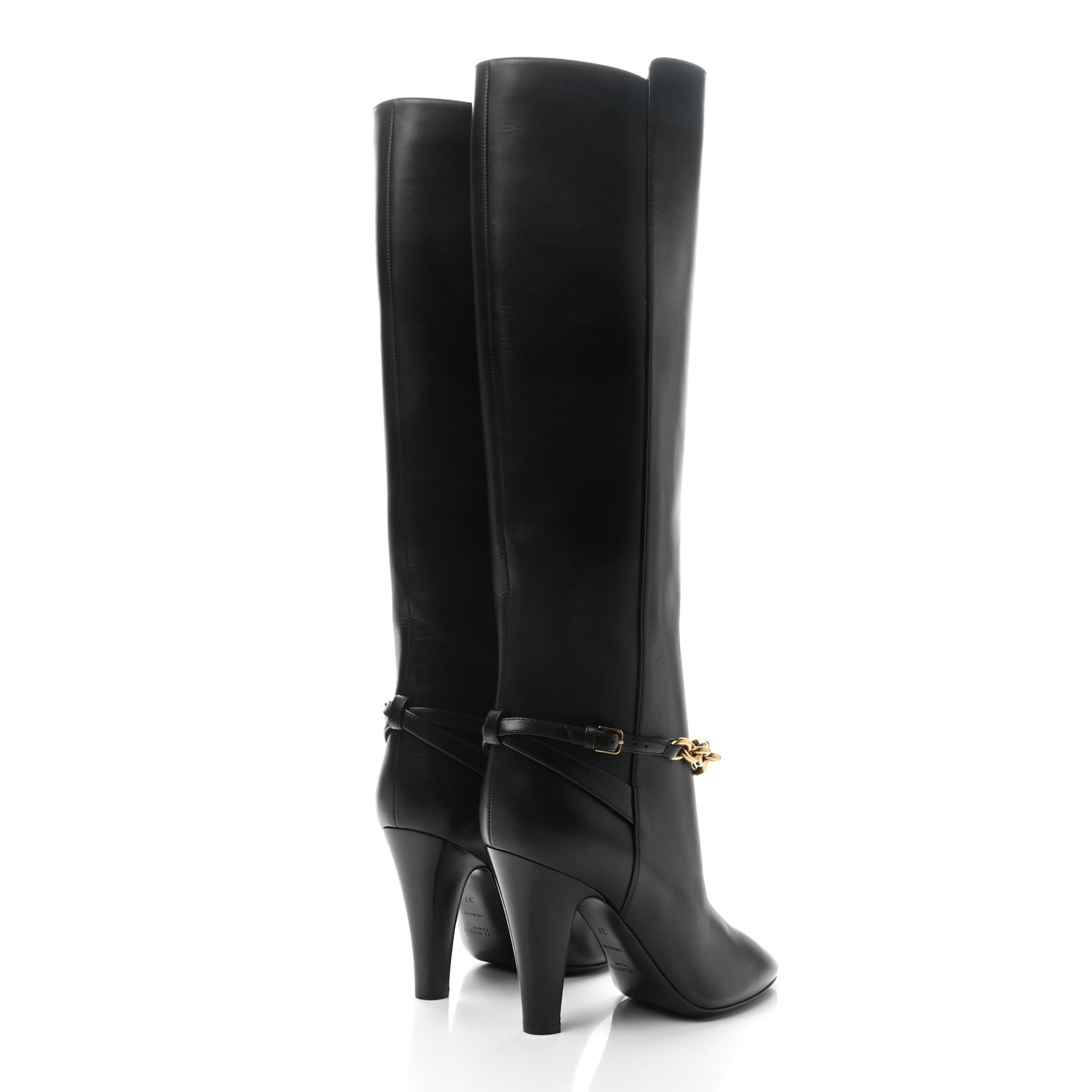 Smooth Calfskin Le Maillon 95 Boots 37 Black
