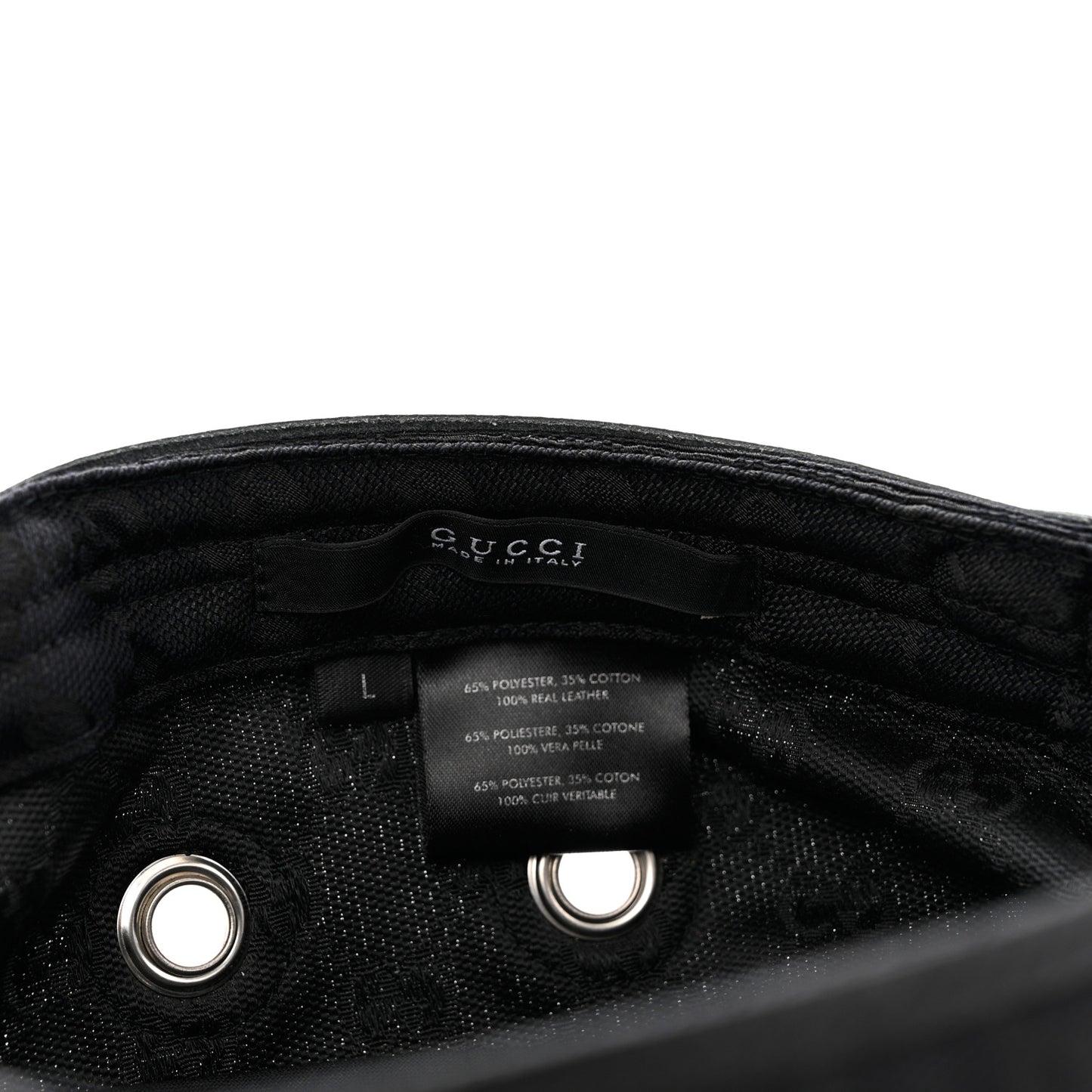 Monogram Canvas Military Hat L Black