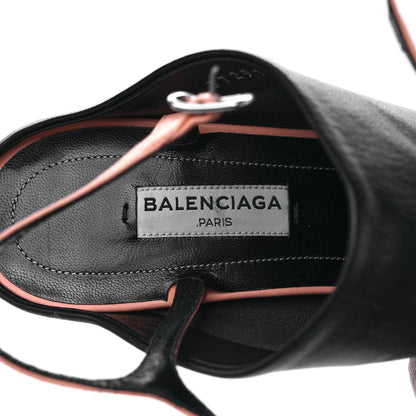 Balenciaga Lambskin Bi-Color Open Toe Glove Sandal 39 Ink Pink 7 of 8