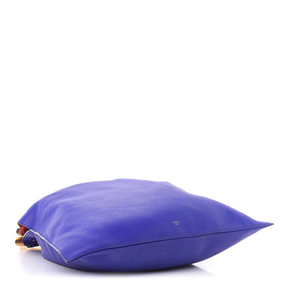Celine Smooth Calfskin Triangle Open Sac Indigo 5 of 14