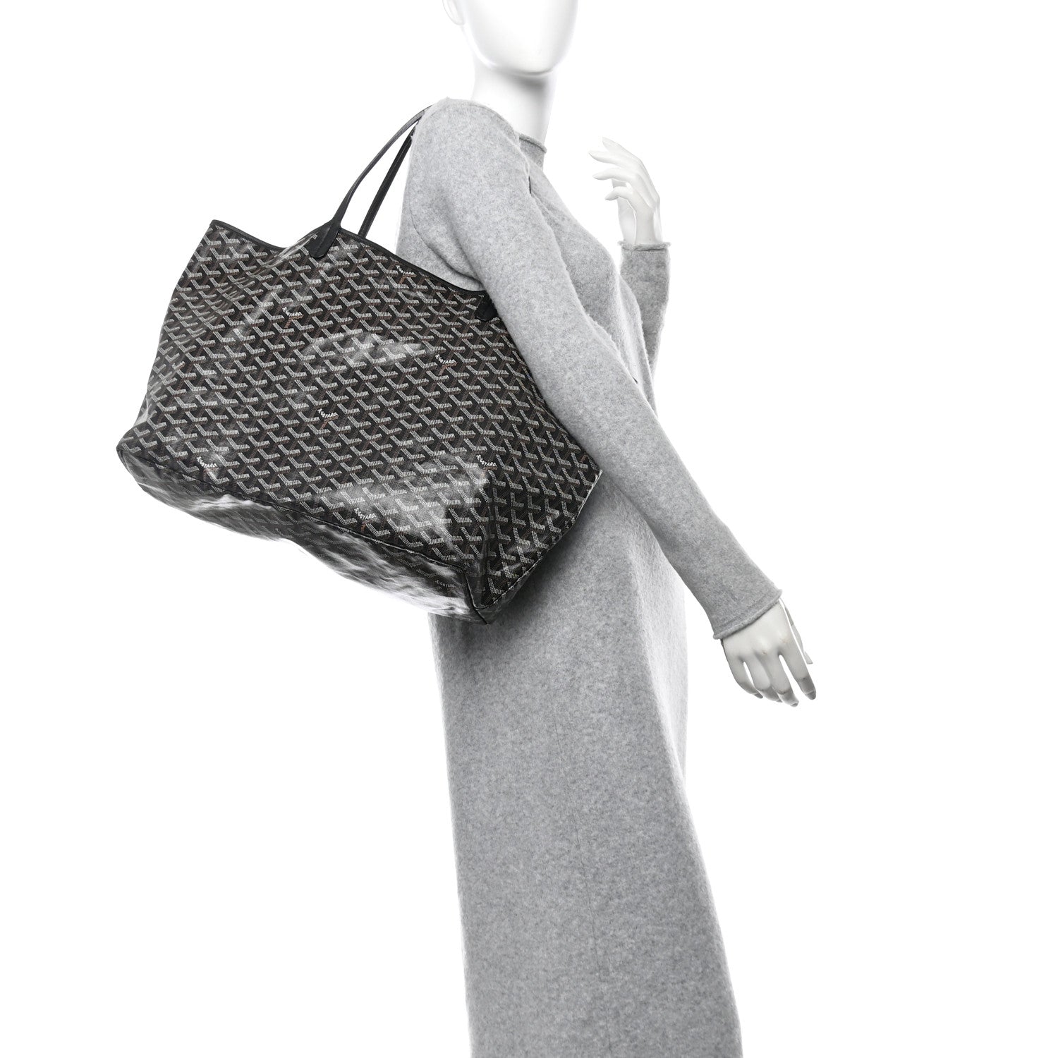 Goyard Goyardine Saint Louis GM Black 2 of 16