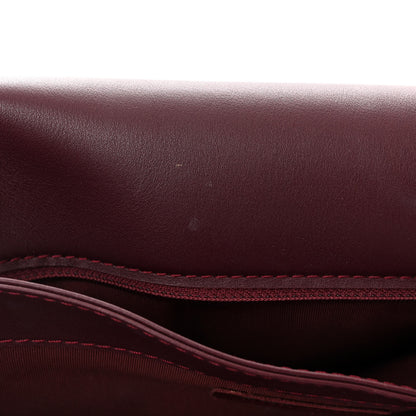 Chanel Patent Large Boy Reverso Flap Burgundy 11 of 14