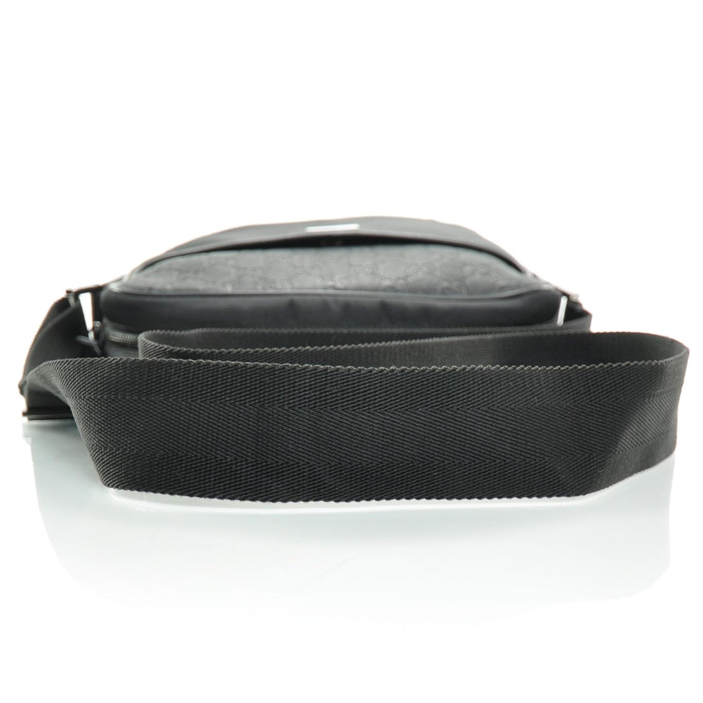 Guccissima Trim Messenger Bag Black