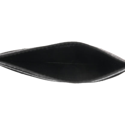 Saint Laurent Grain De Poudre Matelasse Chevron Monogram Credit Card Case Black 5 of 8