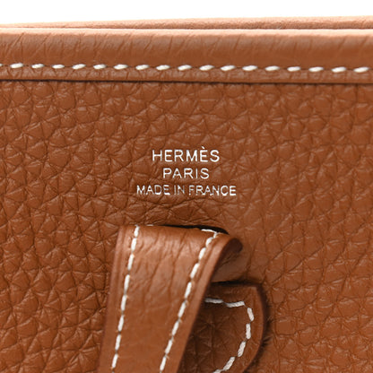 Hermes Taurillon Clemence Evelyne TPM Gold 6 of 11
