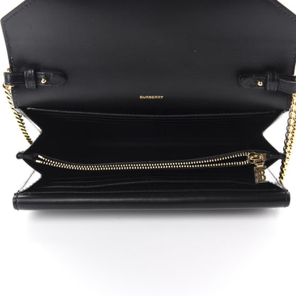 Burberry Lambskin Quilted Wallet With Detachable Strap Black 5 of 10