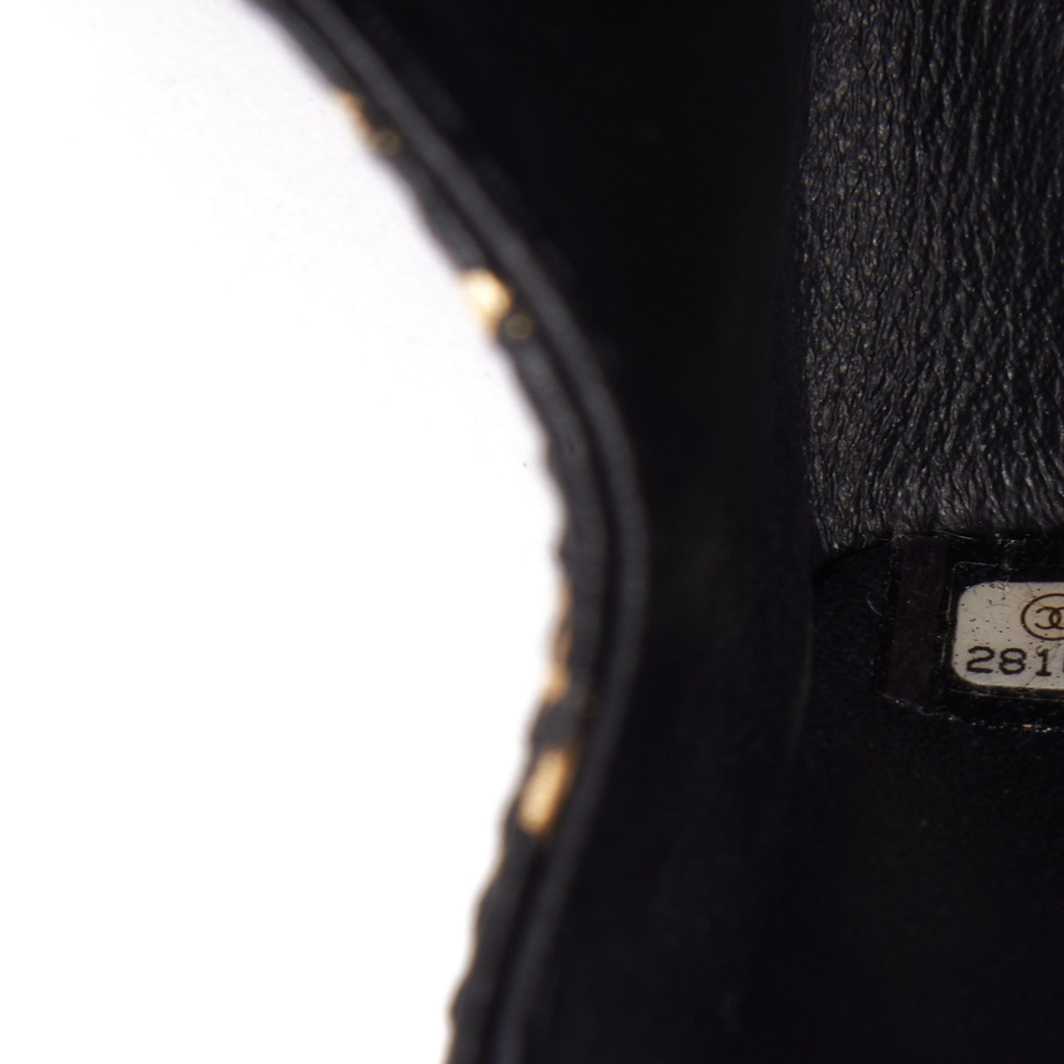 Chanel Calfskin Crocodile Embossed Graffiti 2.55 Mini Cocodile Reissue Flap Black Gold 10 of 11